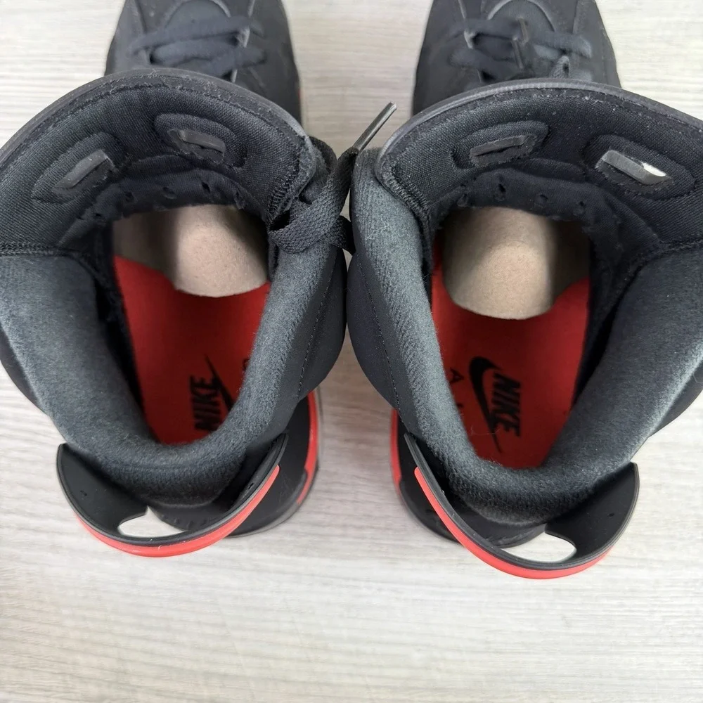 Nike Air Jordan 6 Retro Black Infrared 2019 384664-060 Men's Size 7.5 OG Box